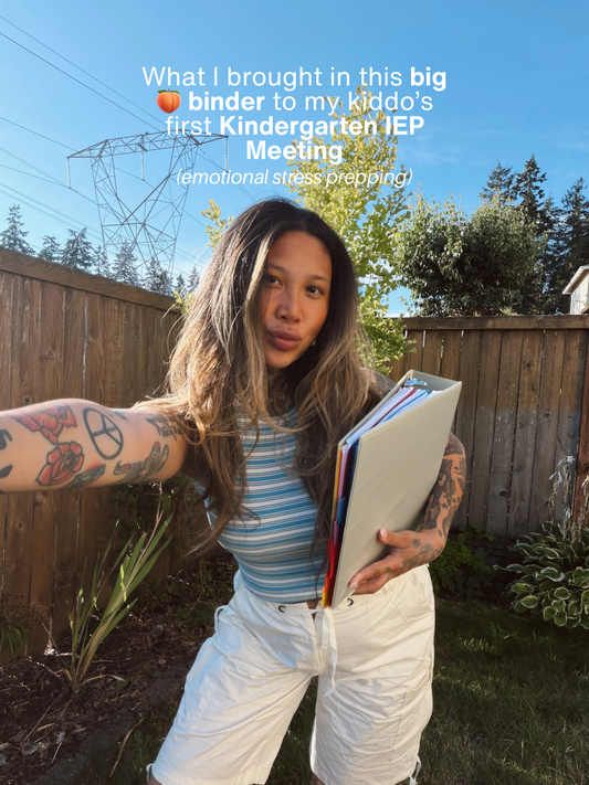 First Kindergarten IEP + New School Questions & Accommodations Lists